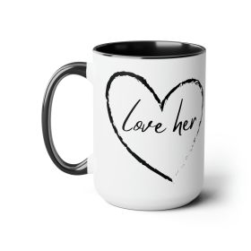 Accent Ceramic Coffee Mug 15oz - Say It Soul Love Her