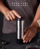 Wireless charging coffee grinder (800 mAh lithium capacity, non-segment fine tuning, strong power, coffee bean capacity 12g, 25 cups / time, mini car,