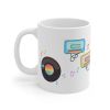 Retro Music Collection Coffee Tea Mug