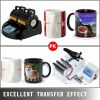 VEVOR Mug Press 1200W Mug Heat Press Black Heat Press Machine 4 in 1 Cup Mug Sublimation Heat Press Sublimation Mug Press for Transferring Pictures wi