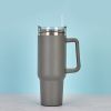 1200ml Stainless Steel Mug Coffee Cup Thermal Travel Car Auto Mugs Thermos 40 Oz Tumbler with Handle Straw Cup Drinkware New In