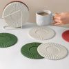 Non-slip Silicone Dining Table Placemat Kitchen Accessories Mat Cup Bar Drink Coffee Mug Pads, Heat Insulation Coasters, Drink Cup Mat For Bar Kitchen