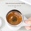 Self Stirring Mug - Rechargeable Automatic Magnetic Electric Coffee Mug, Rotating Cute Mixing Cup Tasse, To Stir Office/Kitchen/Travel/Home Coffee/Tea