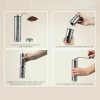 Portable Home Manual Coffee Grinder Stainless Steel with Ceramic Burr Bean Mill