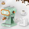 1pc Mini Small Coffee Machine Toy; DIY Model Small Particles Assembled Building Block Toys; Machine Puzzle Bricks Toy Room Decoration Model Building B