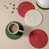 Non-slip Silicone Dining Table Placemat Kitchen Accessories Mat Cup Bar Drink Coffee Mug Pads, Heat Insulation Coasters, Drink Cup Mat For Bar Kitchen